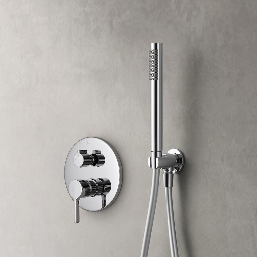 Kit de douche encastrable Cezela avec plafond pluie RainShower