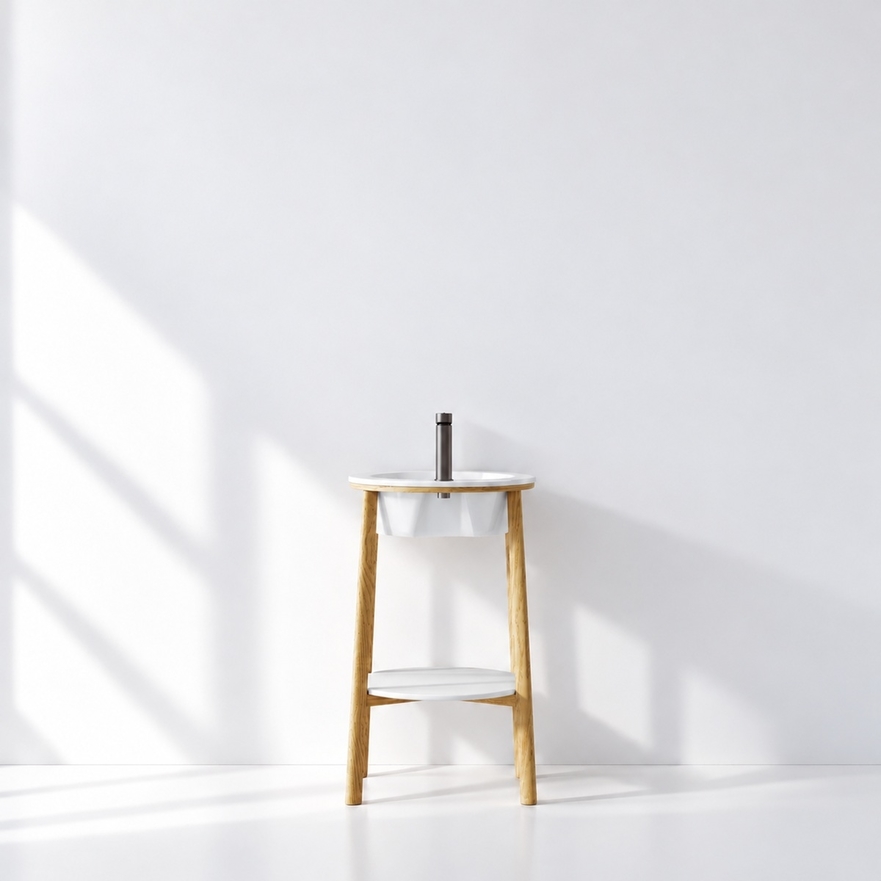 Lavabo sur pied Skand 50 cm