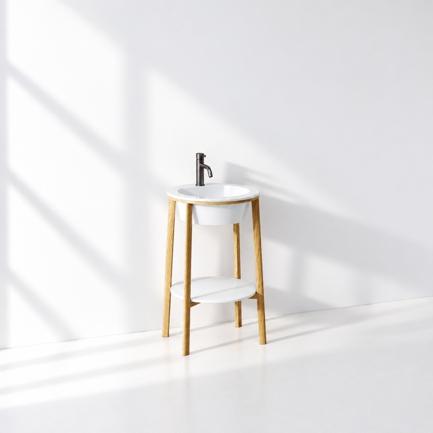 Lavabo sur pied Skand 50 cm