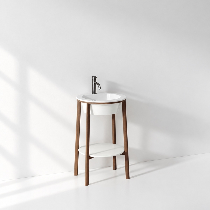 Lavabo sur pied Skand 50 cm