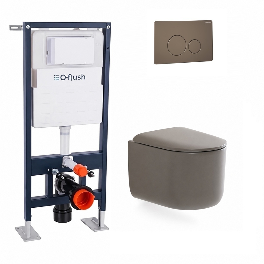 Pack WC suspendu O-Flush Terrae