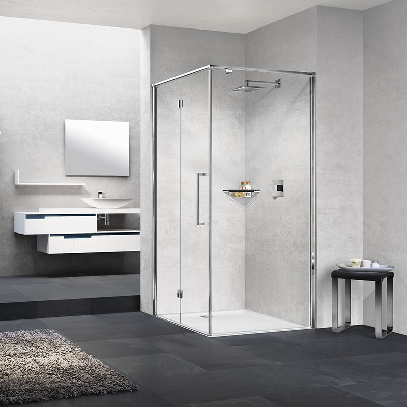 Douche d'angle porte pliante Young