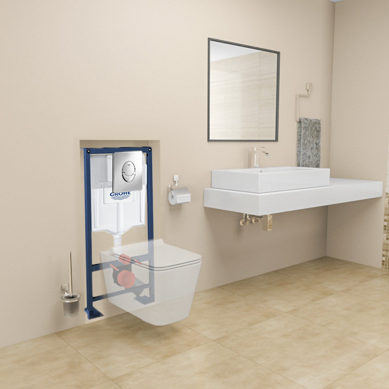 Pack WC suspendu GROHE Eden Rimless