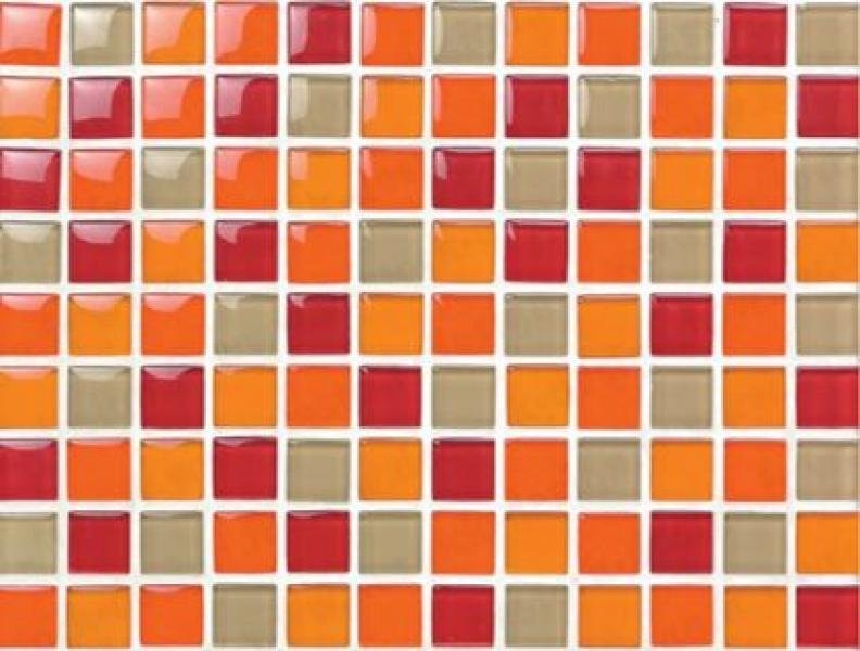 Mosaïque Orange / Rouge / Marron