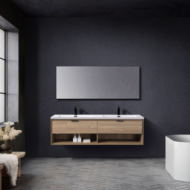 Robinet mural chrome