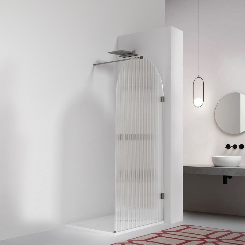 Vrijstaand bad van matwit acryl