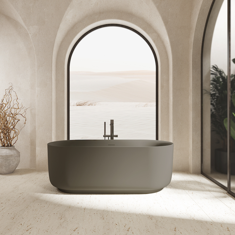 Baignoire ilot Cendré